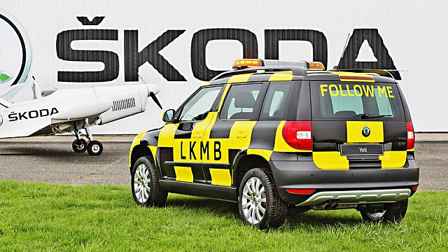 ŠKODA Yeti bude zajišťovat bezpečnost na letišti v Mladé Boleslavi