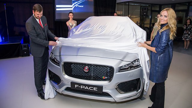 Taťána Kuchařová, odhalení Jaguaru F-Pace