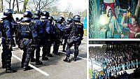Fotbalové utkání mezi Libercem a pražskou Spartou se neobešlo bez zásahu policistů proti rozvášněným fanouškům